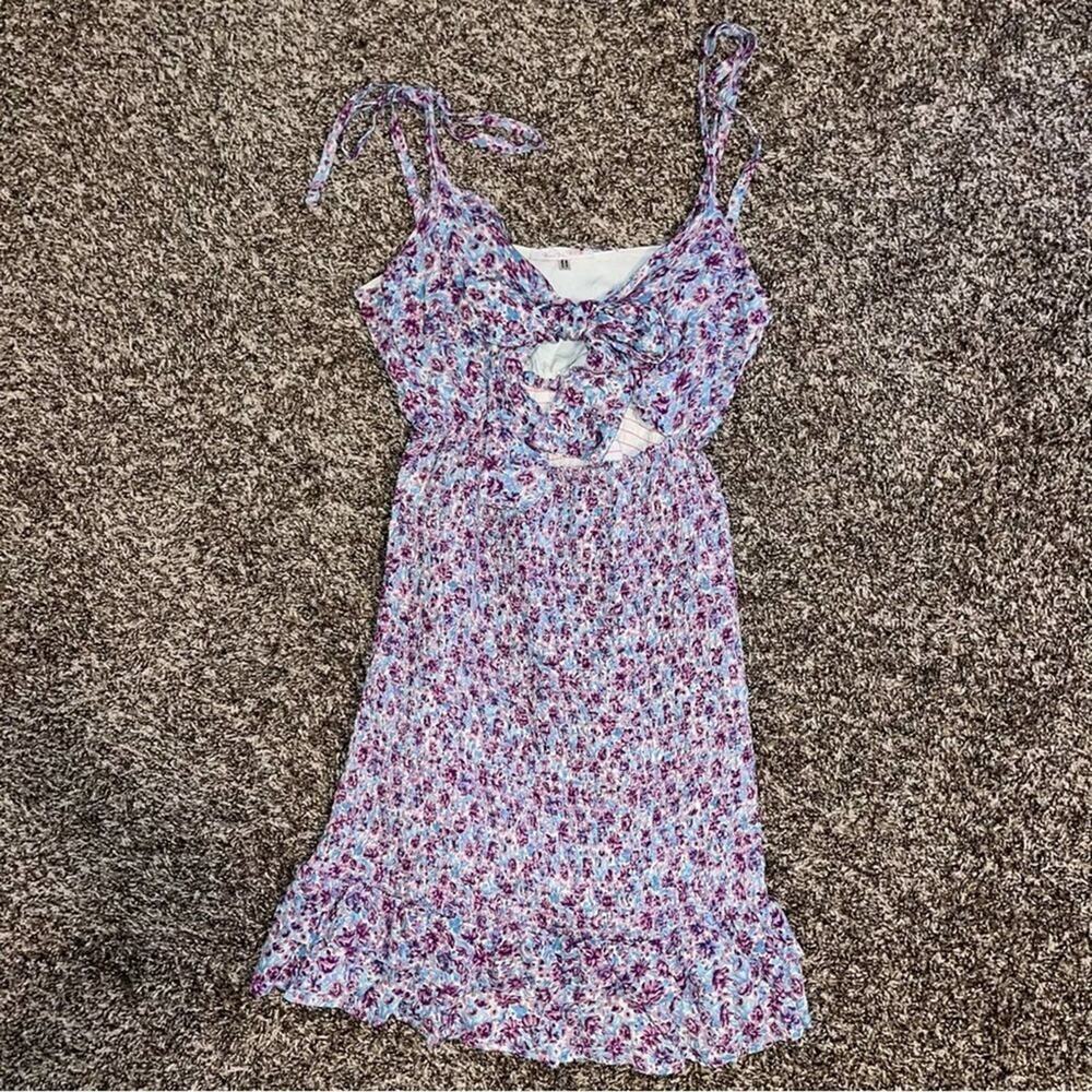Winston White purple smocked dress